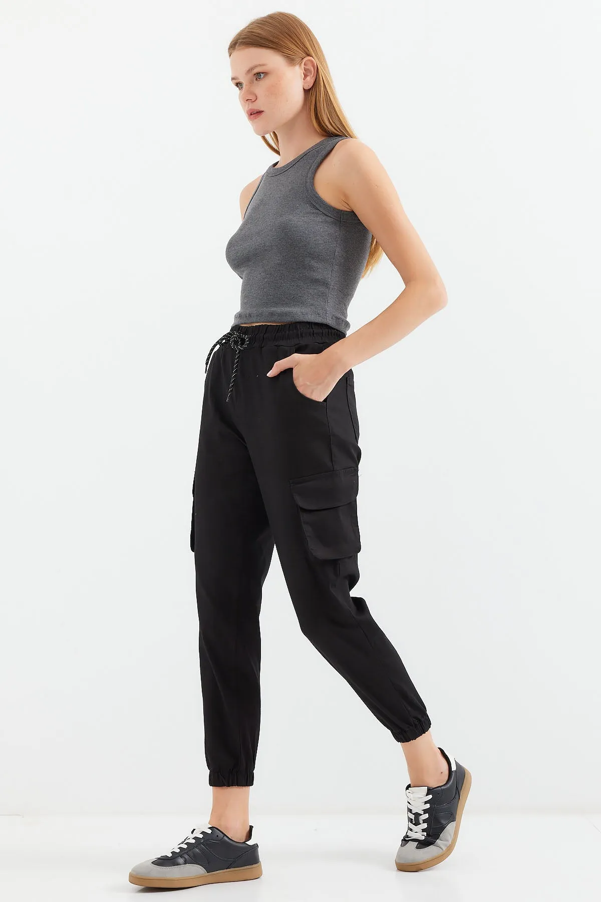 6667 kargo cepli jogger pantolon
