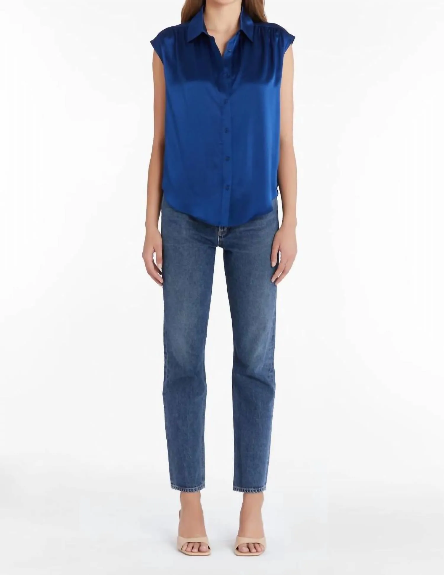 Amanda Uprichard - Calvin Silk Top