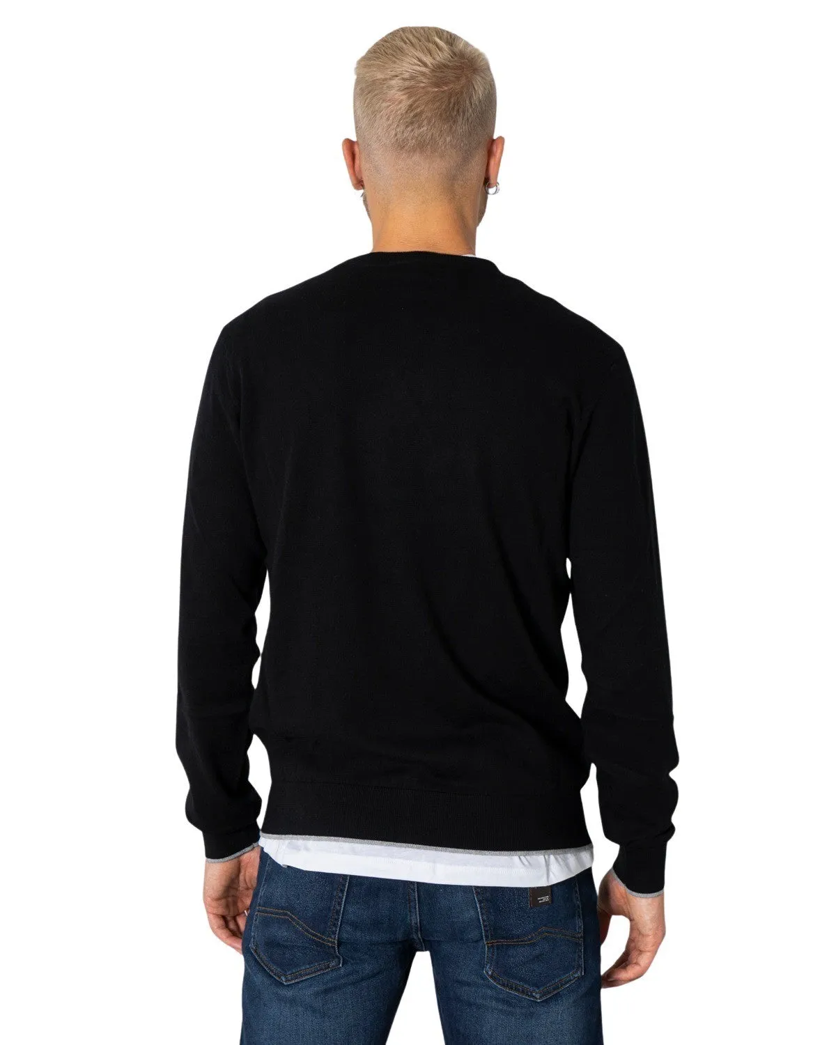 Armani Exchange  Men's Crew Neck Sweater Black