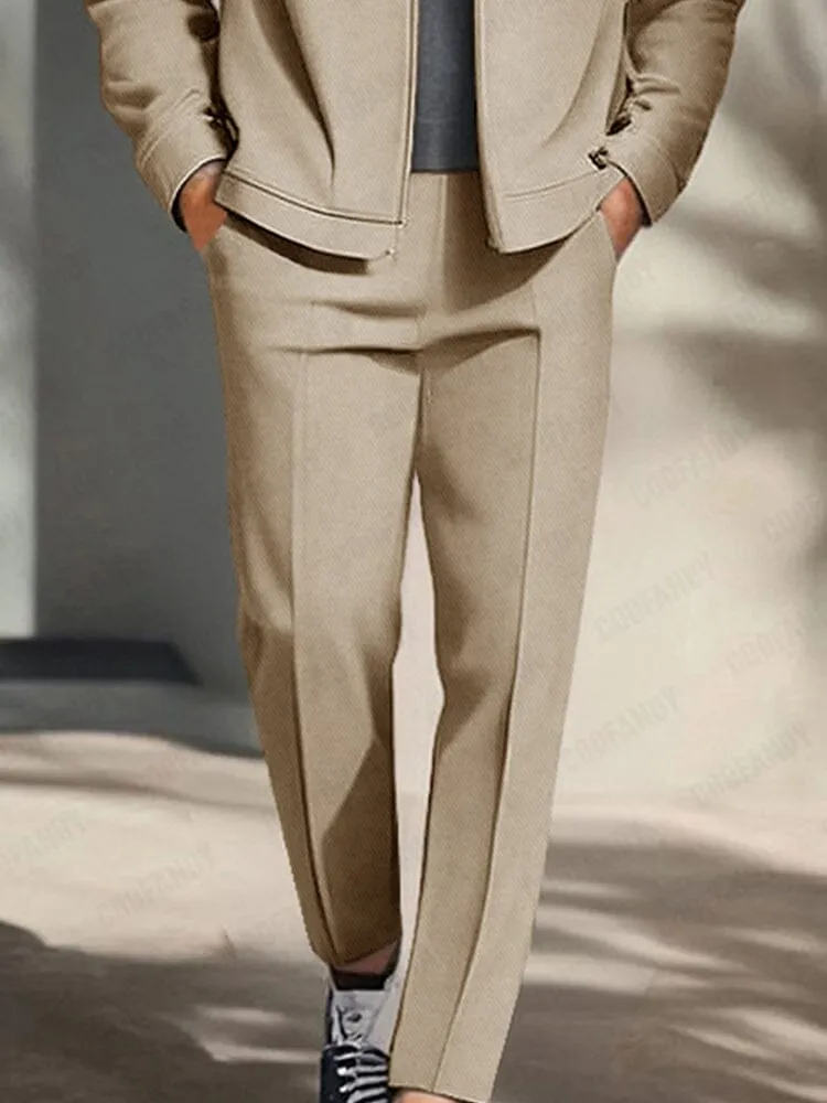 Casual Versatile Jacket Pants Outfits