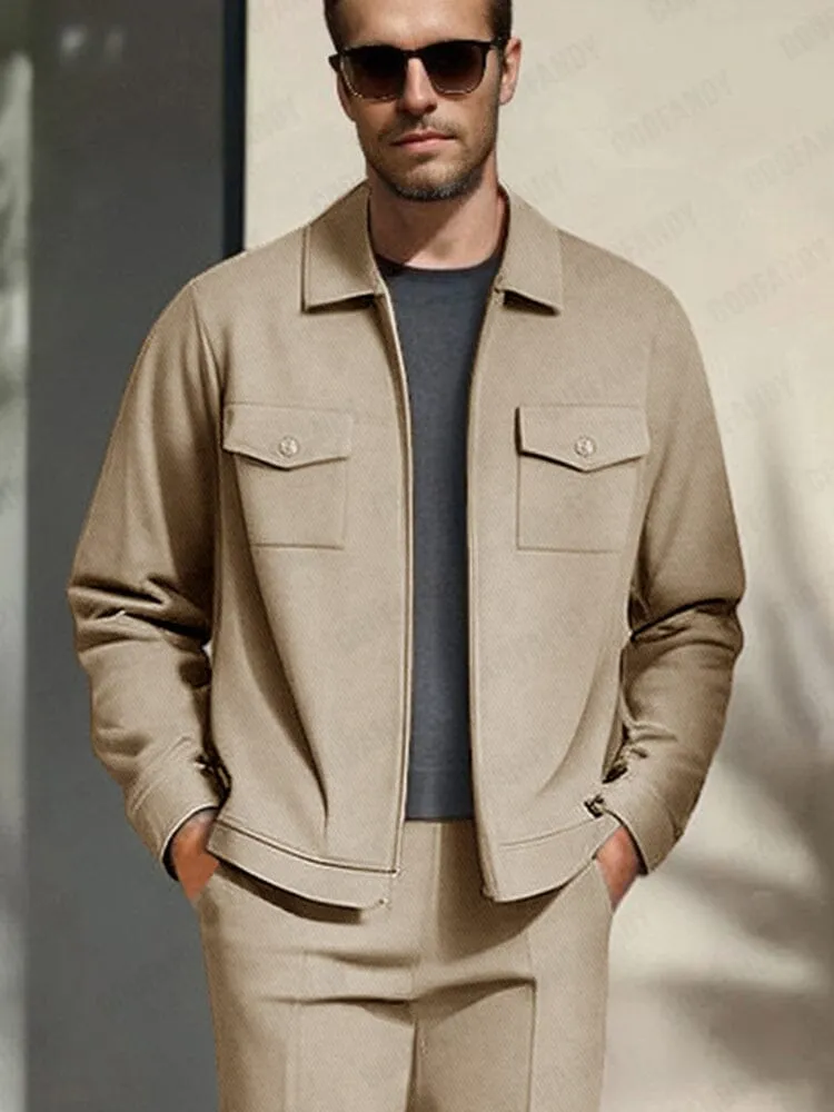 Casual Versatile Jacket Pants Outfits