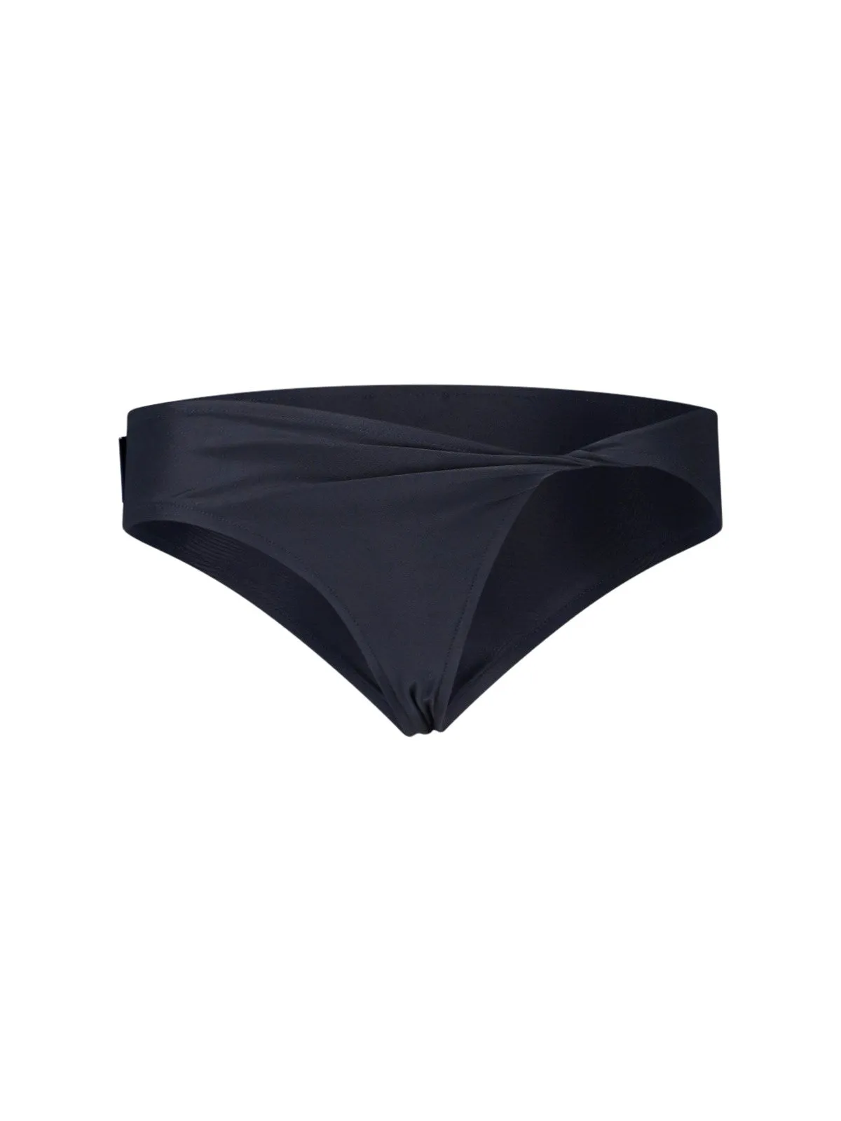 Courreges Twisted Swimsuit Bottoms Black