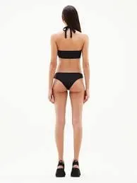 Courreges Twisted Swimsuit Bottoms Black