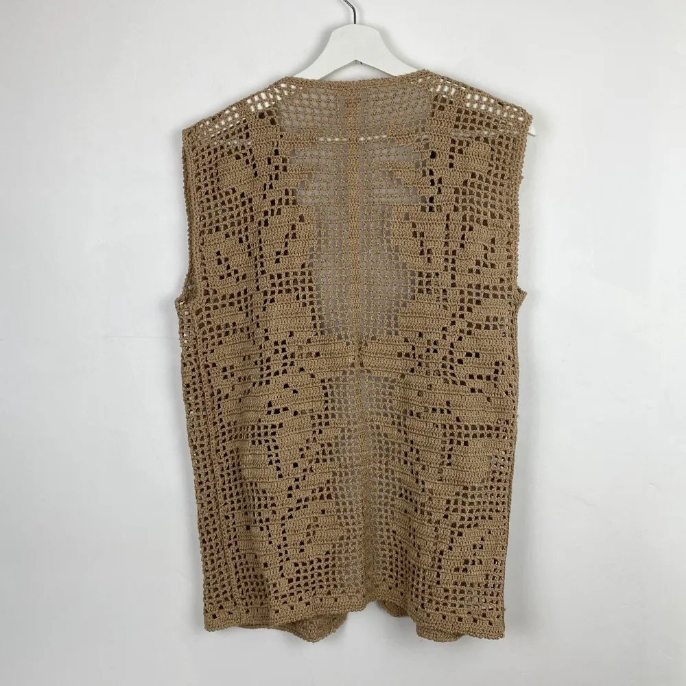 Crochet Knit Vest - S/M