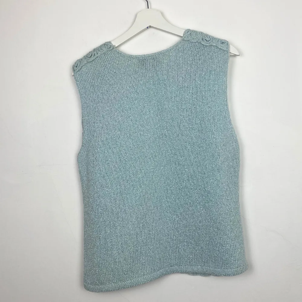 Crochet Knit Vest - SMALL