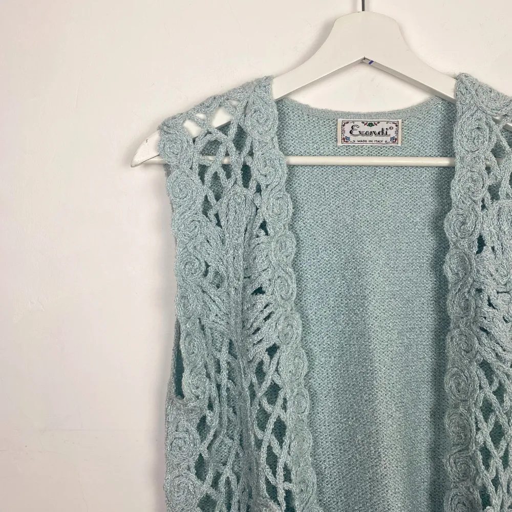Crochet Knit Vest - SMALL