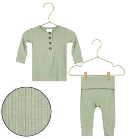 Ellis Ribbed Top   Bottoms