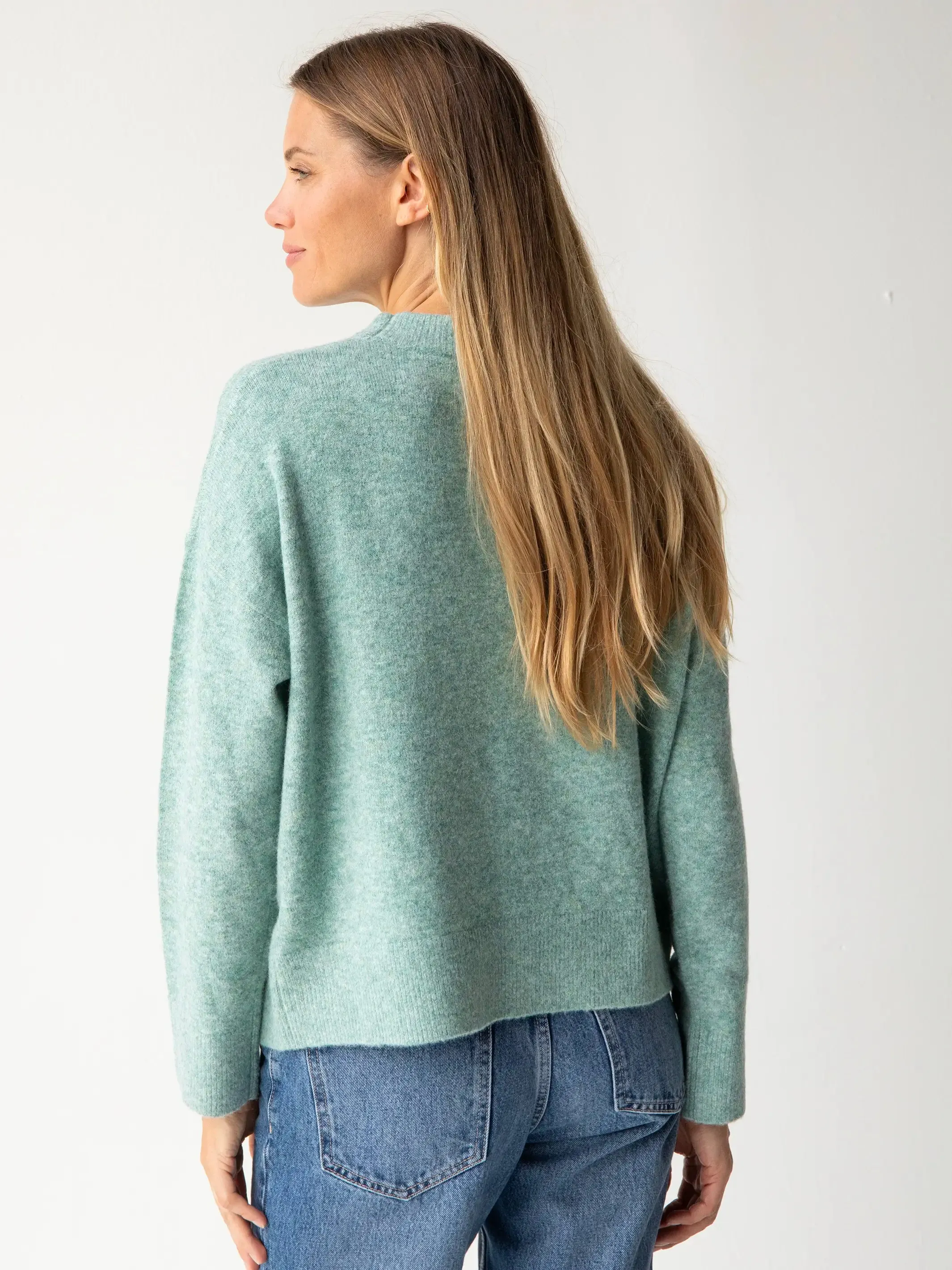 Everyone's Favorite Sweater - Light Blue Daisy