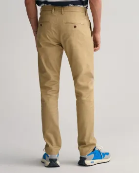 GANT - Slim Fit Tech Prep Chinos in Dark Khaki 1505220 248