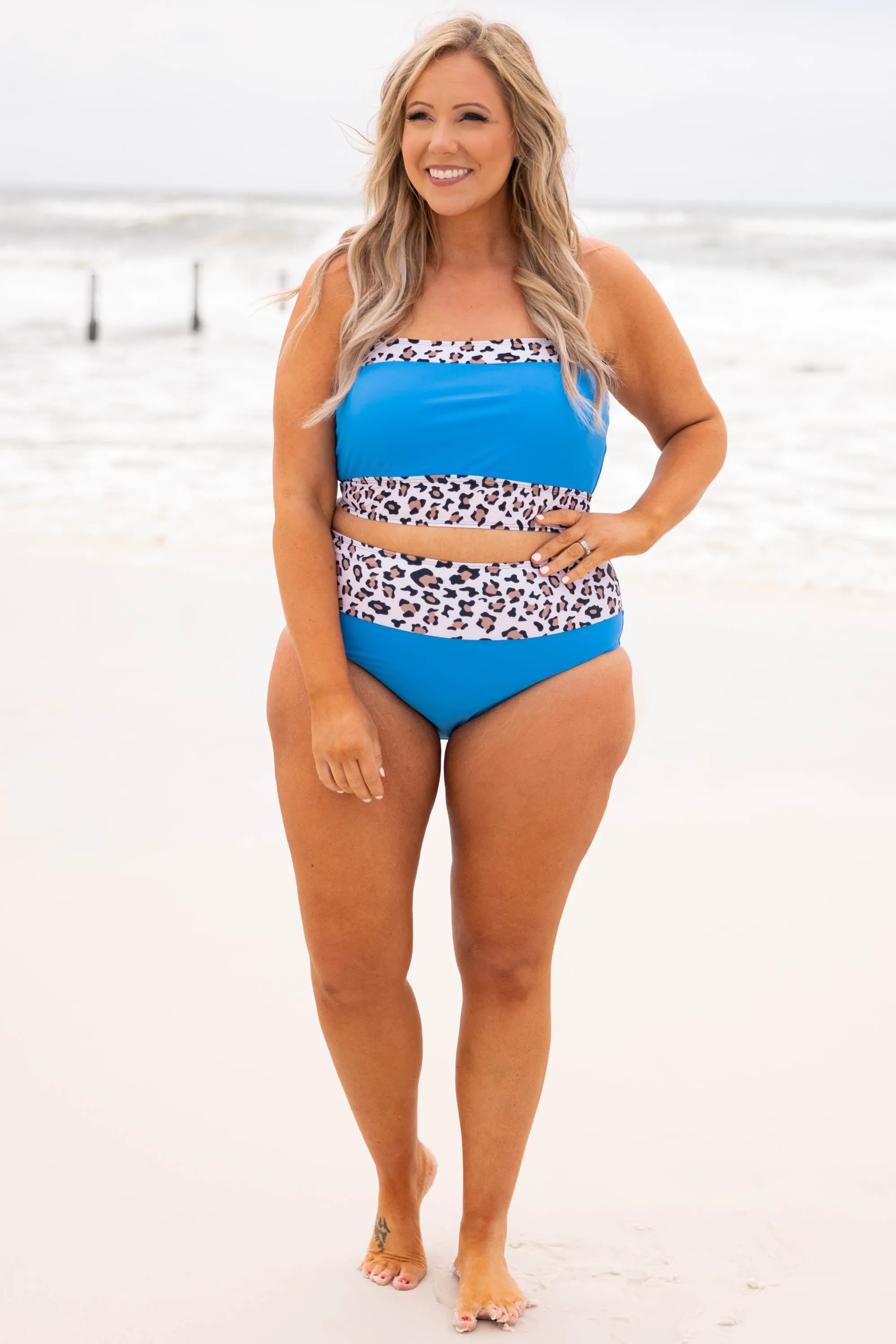 Hidden Islands Swim Bottom, Blue
