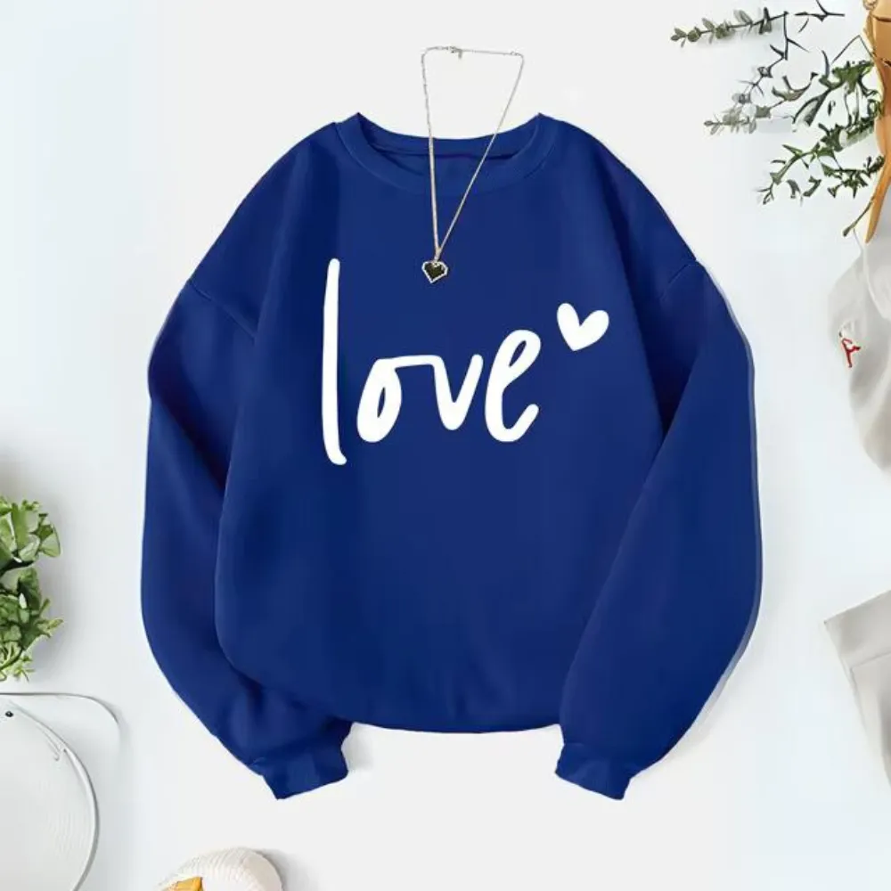 Ivyshape | Chic Sweatshirt with Round Neck