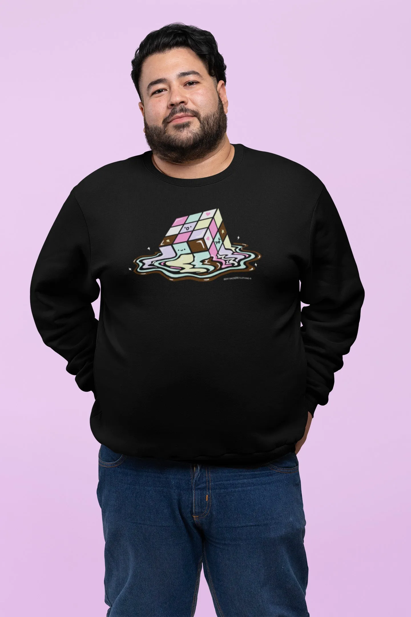 Kawaii Melting Rubix Cube Unisex Sweatshirts