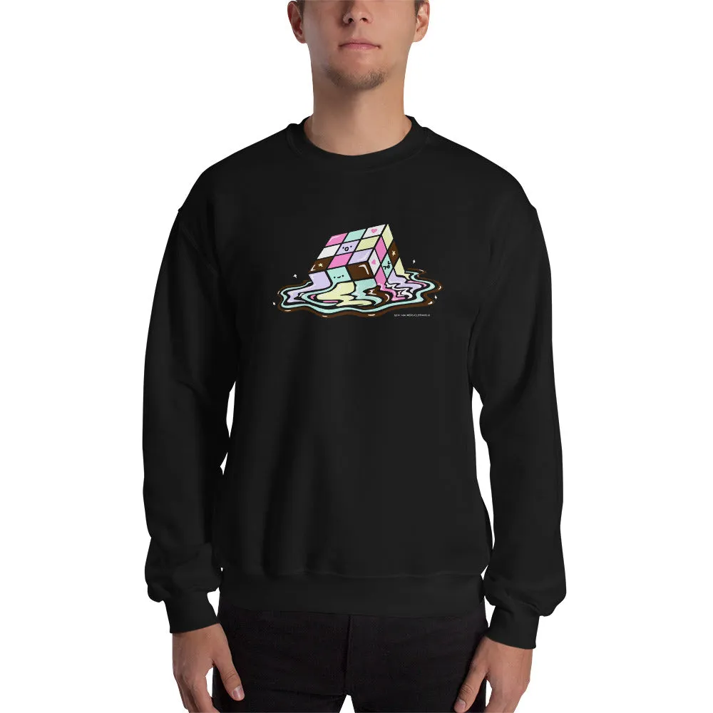Kawaii Melting Rubix Cube Unisex Sweatshirts