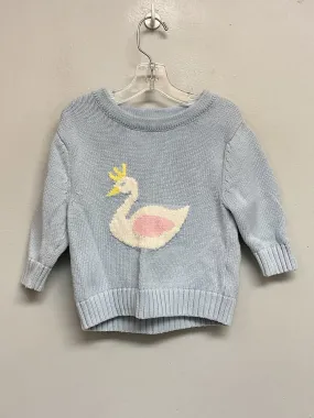 Little English Size 18M light blue Swan Cotton Infant Girls Sweaters & Vests