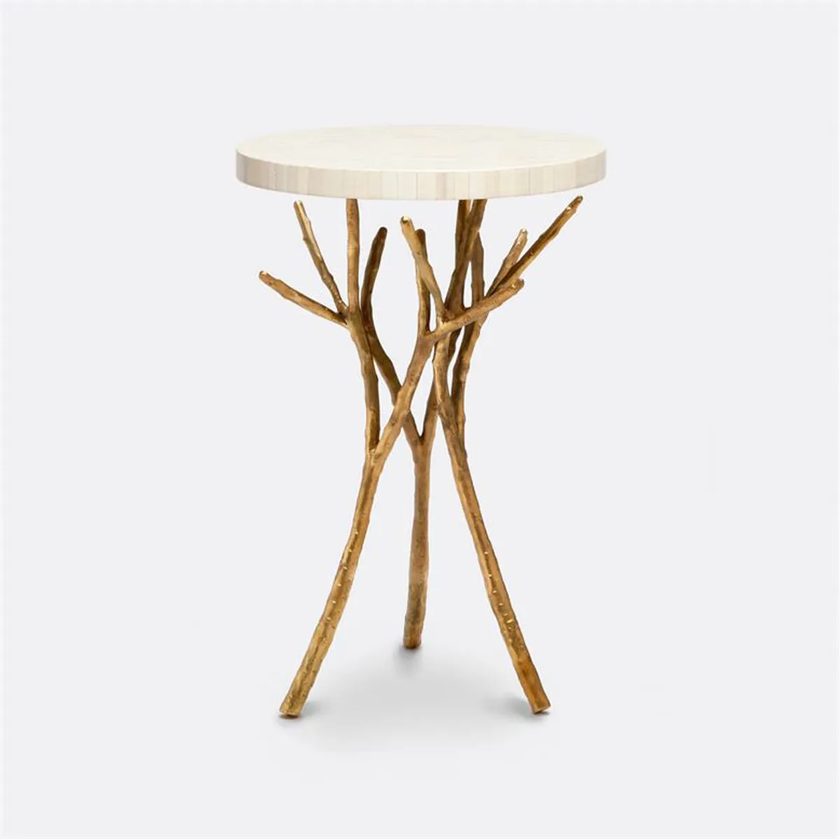 Made Goods Tressa Tree Bramble Table in Natural Bone Top