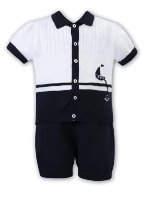 Navy Sarah Louise Set 008175