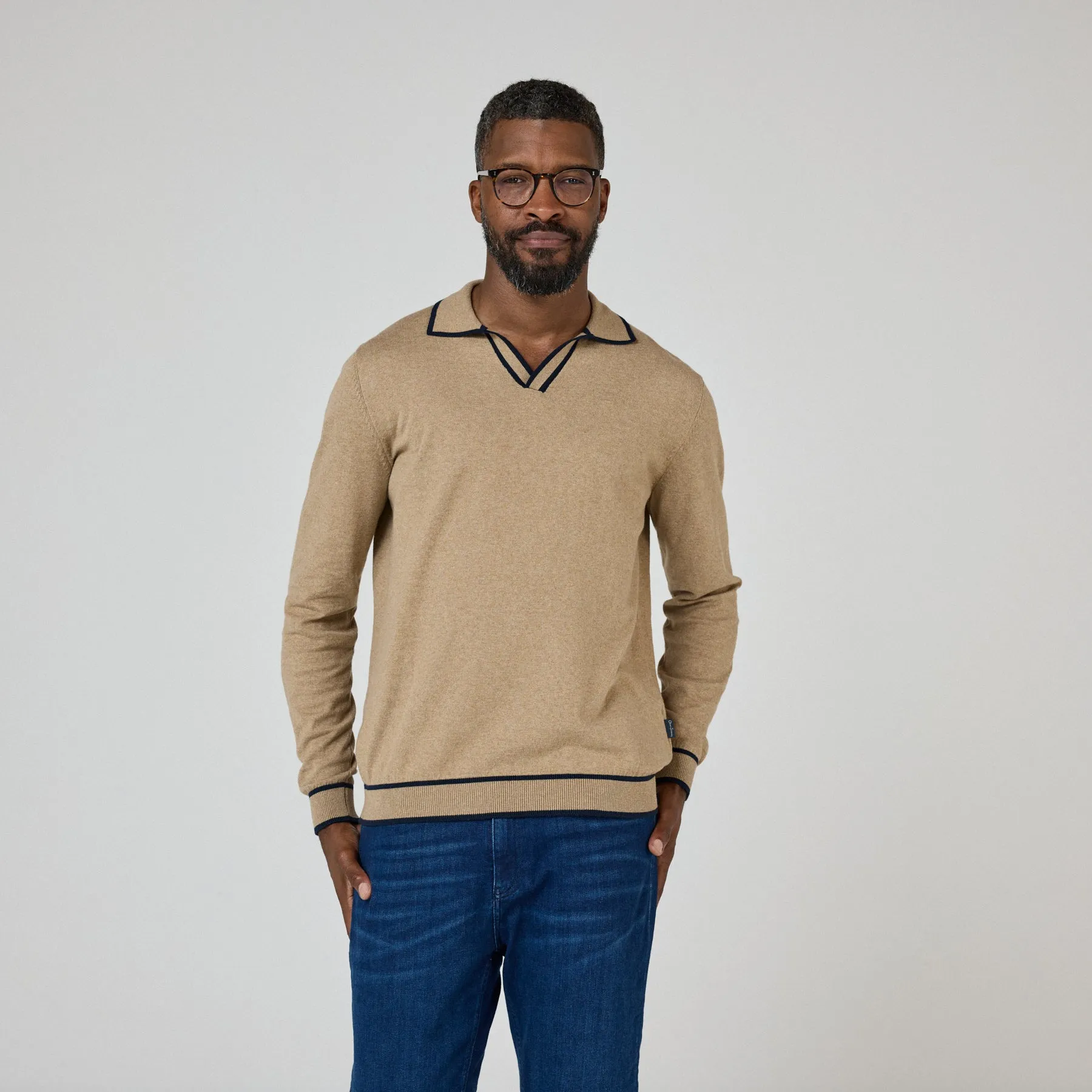 Oliver Sweeney Ludlow Knitwear in Camel