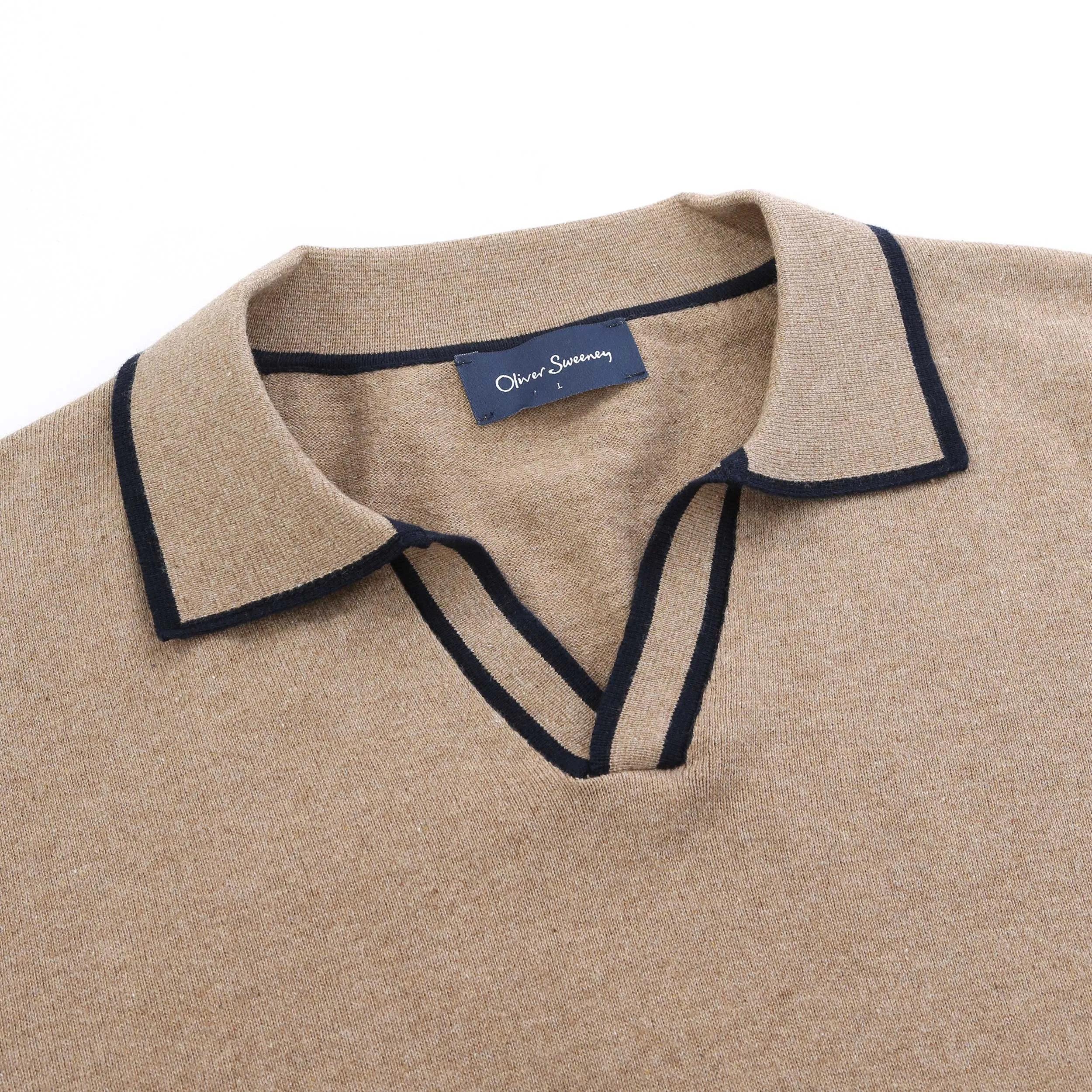 Oliver Sweeney Ludlow Knitwear in Camel