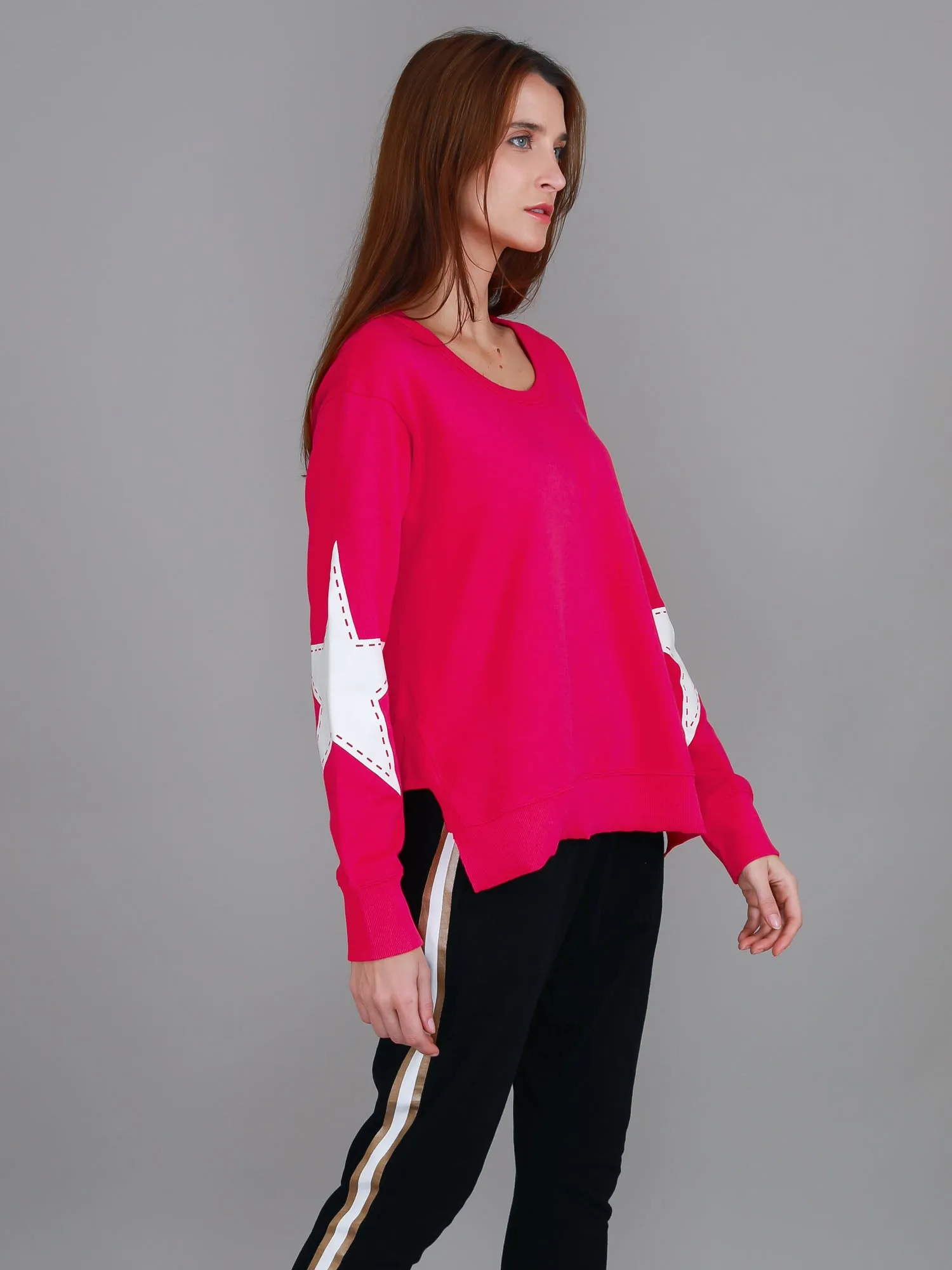 Peyton Twin Star Graphic Sweatershirt