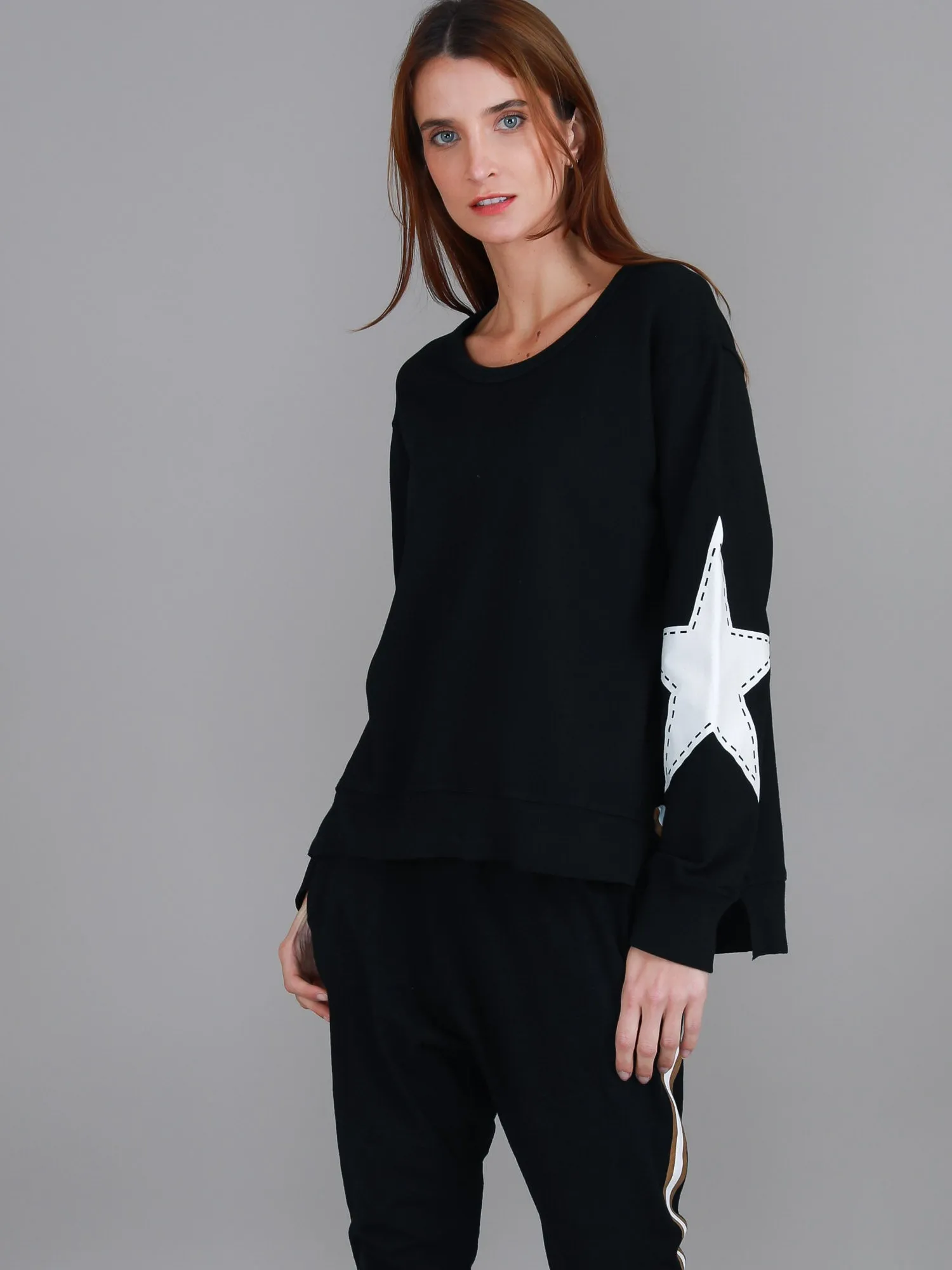 Peyton Twin Star Graphic Sweatershirt