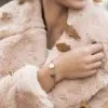 Qudo Interchangeable basic bangle – Rose Gold