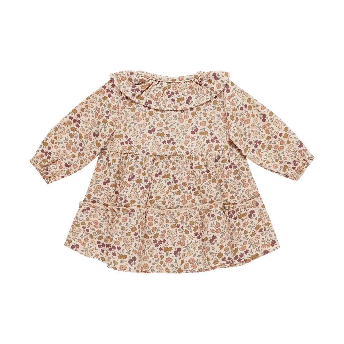 Quincy Mae Ruffle Collar Button Dress - Posy