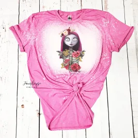Sally Floral Skeleton Shirt