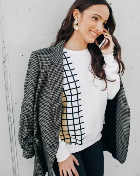 SEEDS BG CARDED SWEATER