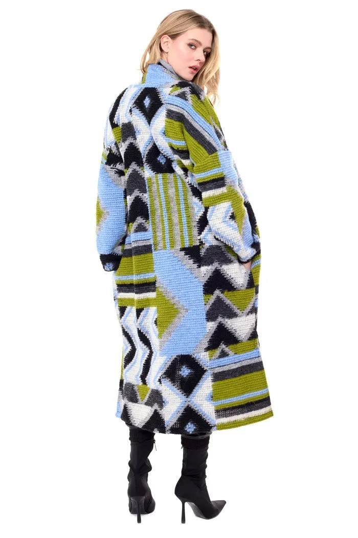 Snow Storm Long Cardigan