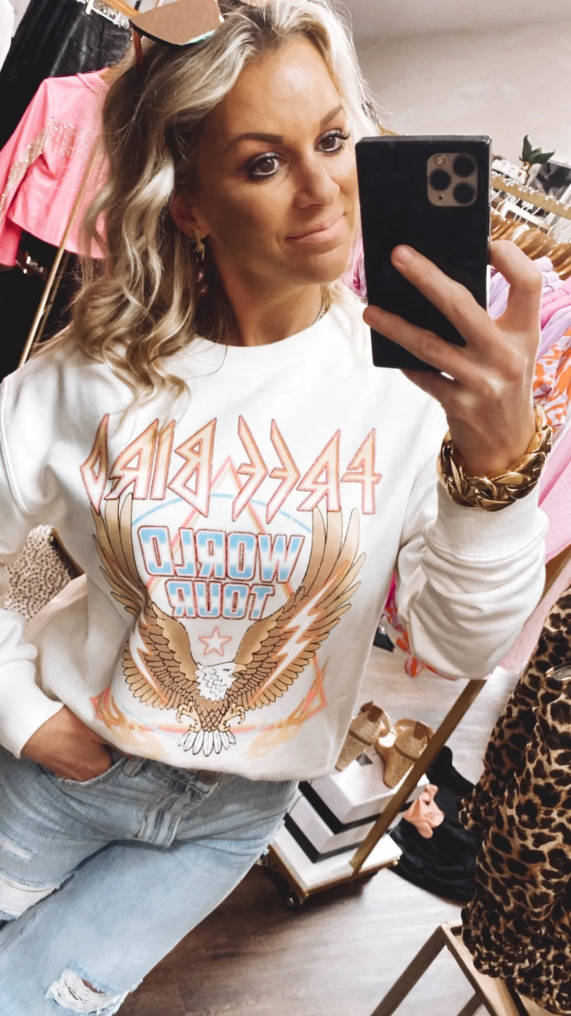 The Free Bird Sweatshirt in Ivory
