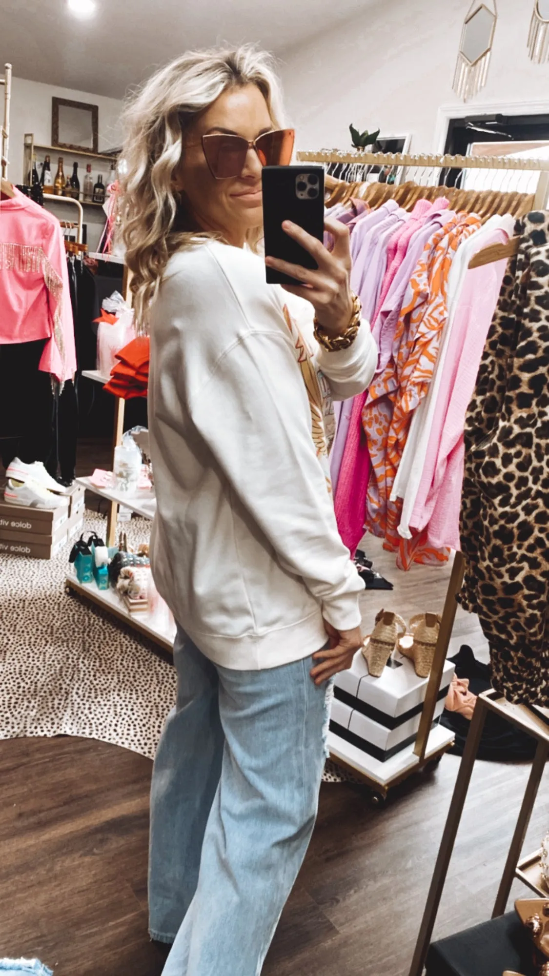 The Free Bird Sweatshirt in Ivory