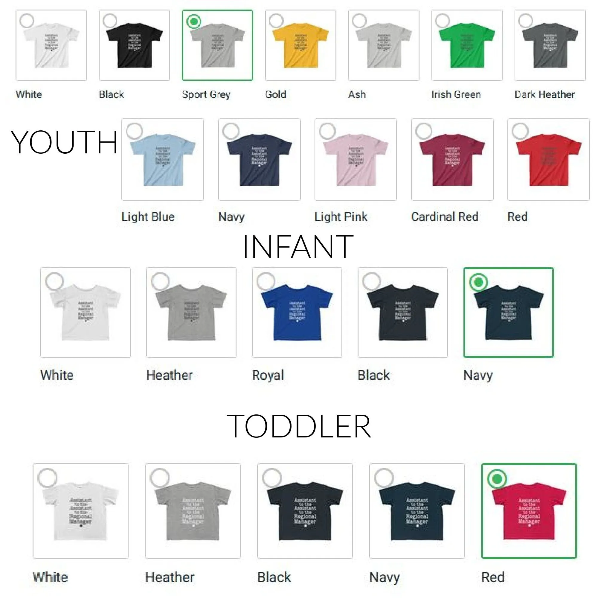 The Office Assistant to the Regional Manager Shirt